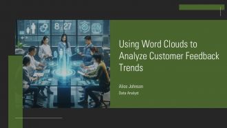 Using Word Clouds To Analyze Customer Feedback Trends PPT Graphics AT