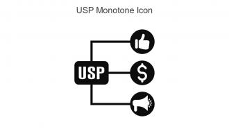 USP Monotone Icon In Powerpoint Pptx Png And Editable Eps Format