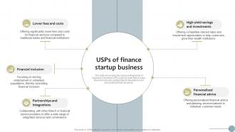 Usps Of Finance Startup Business Finance Startup Business Go To Market Strategy SS