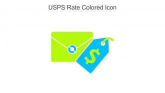 USPS Rate Colored Icon In Powerpoint Pptx Png And Editable Eps Format