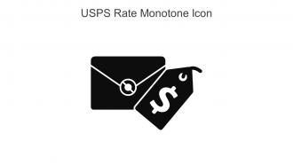 USPS Rate Monotone Icon In Powerpoint Pptx Png And Editable Eps Format
