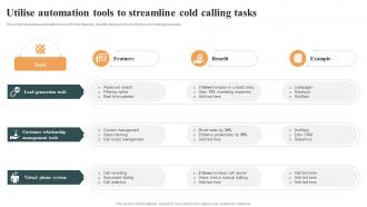 Utilise Automation Tools To Streamline Optimizing Cold Calling Process To Maximize SA SS