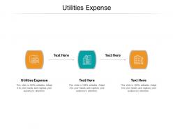 Utilities expense ppt powerpoint presentation styles background images cpb