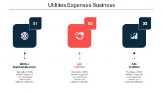 Utilities Expenses Business Ppt Powerpoint Presentation Professional Skills Cpb
