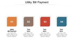Utility bill payment ppt powerpoint presentation icon graphics download cpb