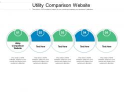 Utility comparison website ppt powerpoint presentation visual aids gallery cpb