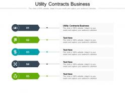 Utility contracts business ppt powerpoint presentation summary file formats cpb
