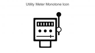 Utility Meter Monotone Icon In Powerpoint Pptx Png And Editable Eps Format