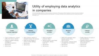 Utility Of Employing Data Analytics In Companies