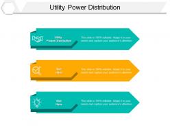 Utility power distribution ppt powerpoint presentation slides structure cpb