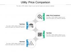 Utility price comparison ppt powerpoint presentation show file formats cpb