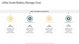 Utility Scale Battery Storage Cost In Powerpoint And Google Slides Cpb