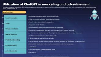 Utilization Of Chatgpt In Marketing And Advertisement