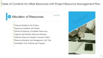 Utilize Resources With Project Resource Management Plan Powerpoint Presentation Slides