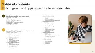 Utilizing Online Shopping Website To Increase Sales Powerpoint Presentation Slides Images Aesthatic