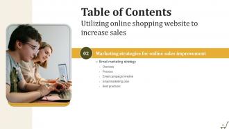 Utilizing Online Shopping Website To Increase Sales Powerpoint Presentation Slides Content Ready Engaging
