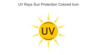 Uv Rays Sun Protection Colored Icon In Powerpoint Pptx Png And Editable Eps Format