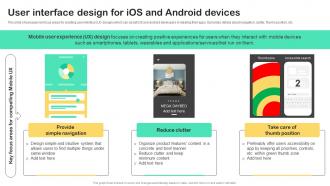 UX Strategy Guide User Interface Design For Ios And Android Devices Strategy SS