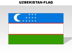 Uzbekistan country powerpoint flags