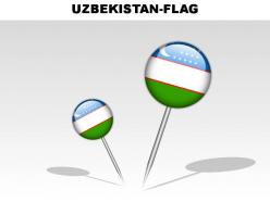 Uzbekistan country powerpoint flags