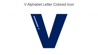 V Alphabet Letter Colored Icon In Powerpoint Pptx Png And Editable Eps Format