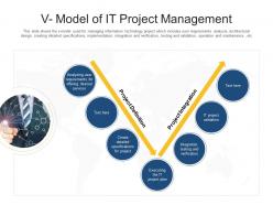 V model of it project management
