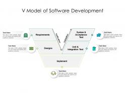 V Model Of Software Development