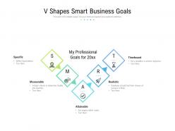 V shapes smart business goals
