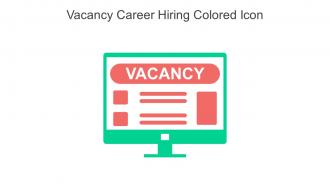 Vacancy Career Hiring Colored Icon In Powerpoint Pptx Png And Editable Eps Format