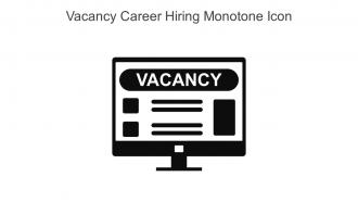 Vacancy Career Hiring Monotone Icon In Powerpoint Pptx Png And Editable Eps Format
