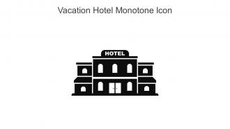 Vacation Hotel Monotone Icon In Powerpoint Pptx Png And Editable Eps Format