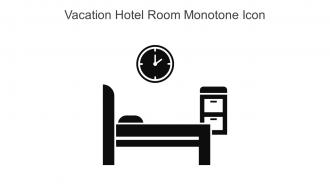 Vacation Hotel Room Monotone Icon In Powerpoint Pptx Png And Editable Eps Format