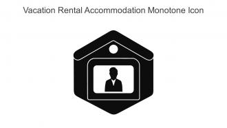 Vacation Rental Accommodation Monotone Icon In Powerpoint Pptx Png And Editable Eps Format