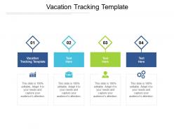 Vacation tracking template ppt powerpoint presentation show brochure cpb