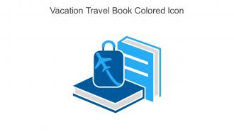 Vacation Travel Book Colored Icon In Powerpoint Pptx Png And Editable Eps Format
