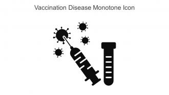 Vaccination Disease Monotone Icon In Powerpoint Pptx Png And Editable Eps Format