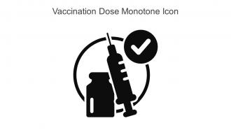 Vaccination Dose Monotone Icon In Powerpoint Pptx Png And Editable Eps Format