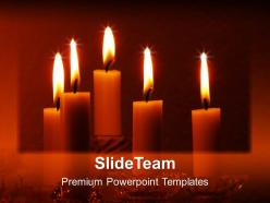 Valentine Candles Festival PowerPoint Templates PPT Themes And Graphics 0213