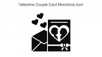 Valentine Couple Card Monotone Icon In Powerpoint Pptx Png And Editable Eps Format