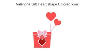 Valentine Gift Heart Shape Colored Icon In Powerpoint Pptx Png And Editable Eps Format