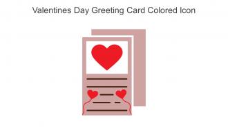 Valentines Day Greeting Card Colored Icon In Powerpoint Pptx Png And Editable Eps Format