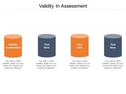 Validity in assessment ppt powerpoint presentation icon templates cpb