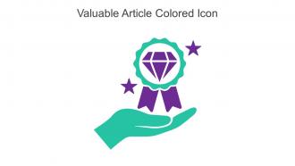 Valuable Article Colored Icon In Powerpoint Pptx Png And Editable Eps Format