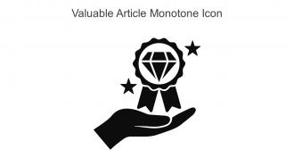 Valuable Article Monotone Icon In Powerpoint Pptx Png And Editable Eps Format