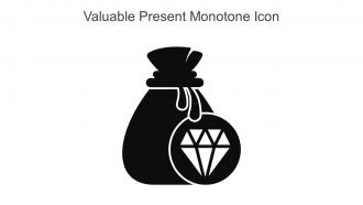 Valuable Present Monotone Icon In Powerpoint Pptx Png And Editable Eps Format