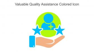 Valuable Quality Assistance Colored Icon In Powerpoint Pptx Png And Editable Eps Format