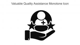 Valuable Quality Assistance Monotone Icon In Powerpoint Pptx Png And Editable Eps Format
