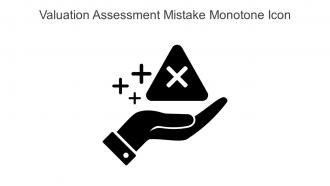 Valuation Assessment Mistake Monotone Icon In Powerpoint Pptx Png And Editable Eps Format
