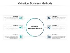 Valuation business methods ppt powerpoint presentation ideas designs cpb