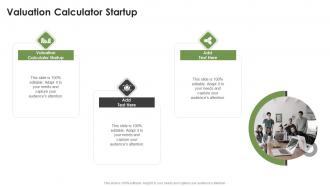 Valuation Calculator Startup In Powerpoint And Google Slides Cpb